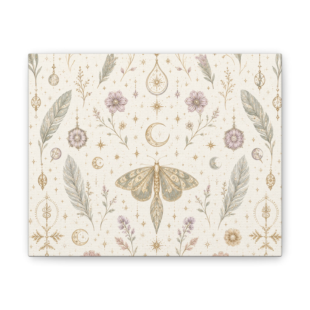 Talisman Moonlight Moon Milk Stretched Canvas