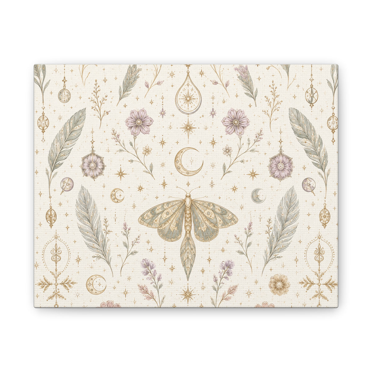 Talisman Moonlight Moon Milk Stretched Canvas