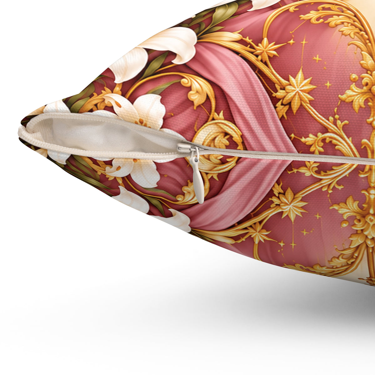 Queen of Heaven Dusty Rose Decorative Pillow