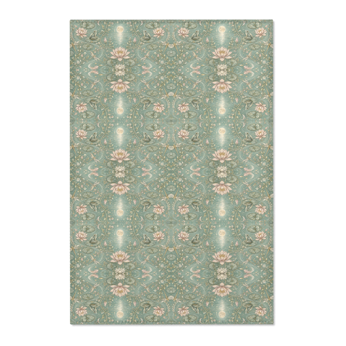Nymphaea Nocturne Moon Mist Area Rug