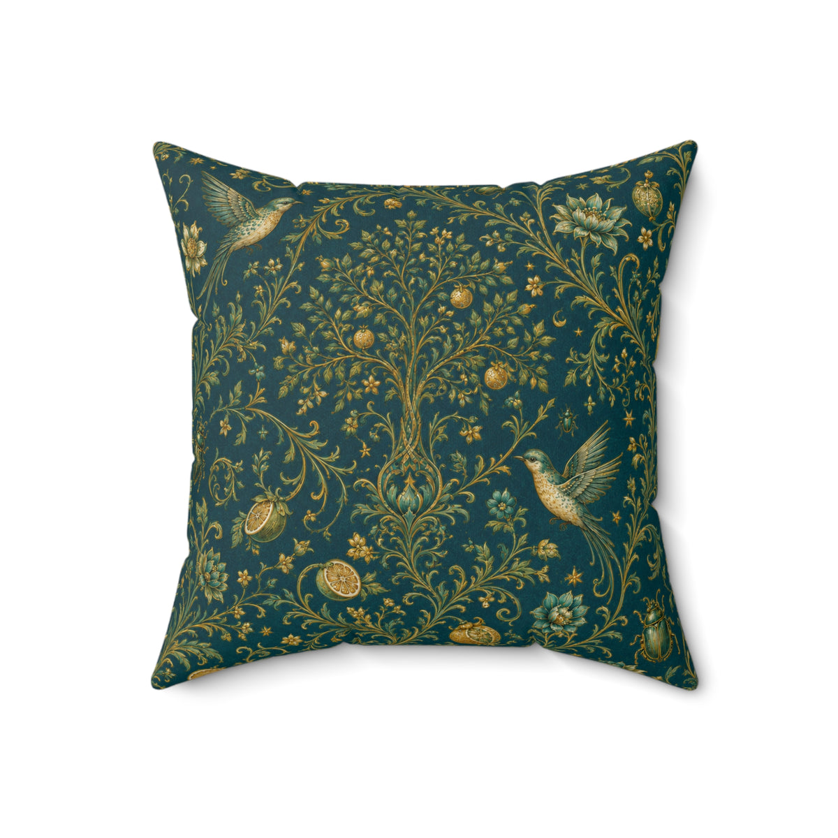 Sacred Canopy Verdigris Decorative Pillow