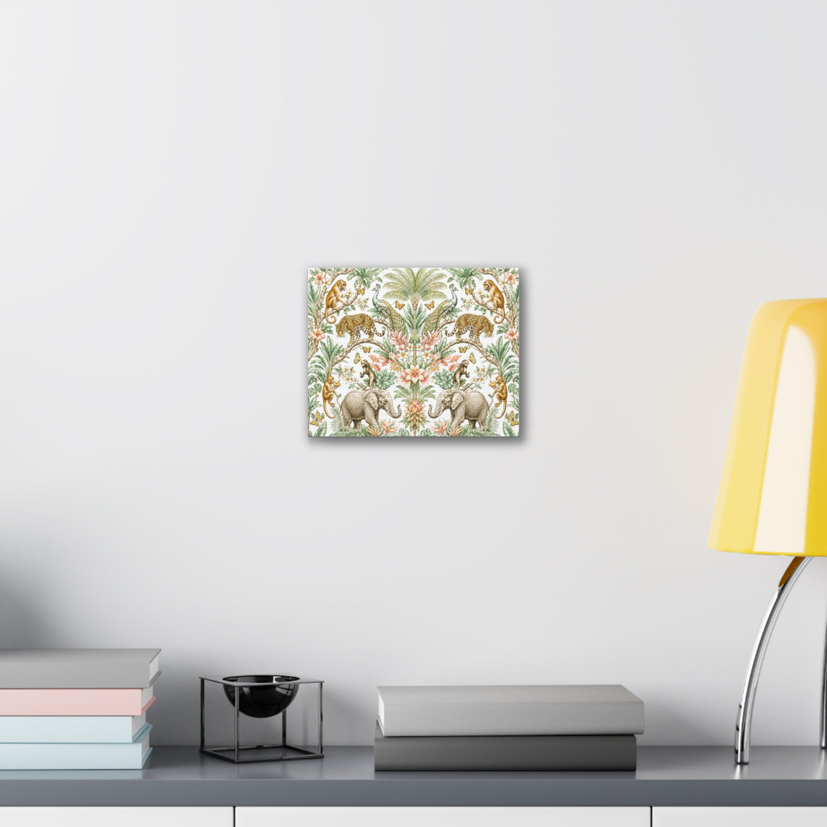 Mystic Jungle Ivory Eden Stretched Canvas