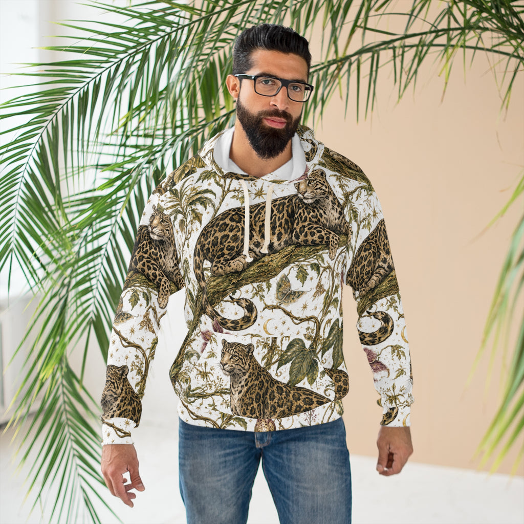 Cloud Leopard Reverie Moon Milk Pullover Hoodie