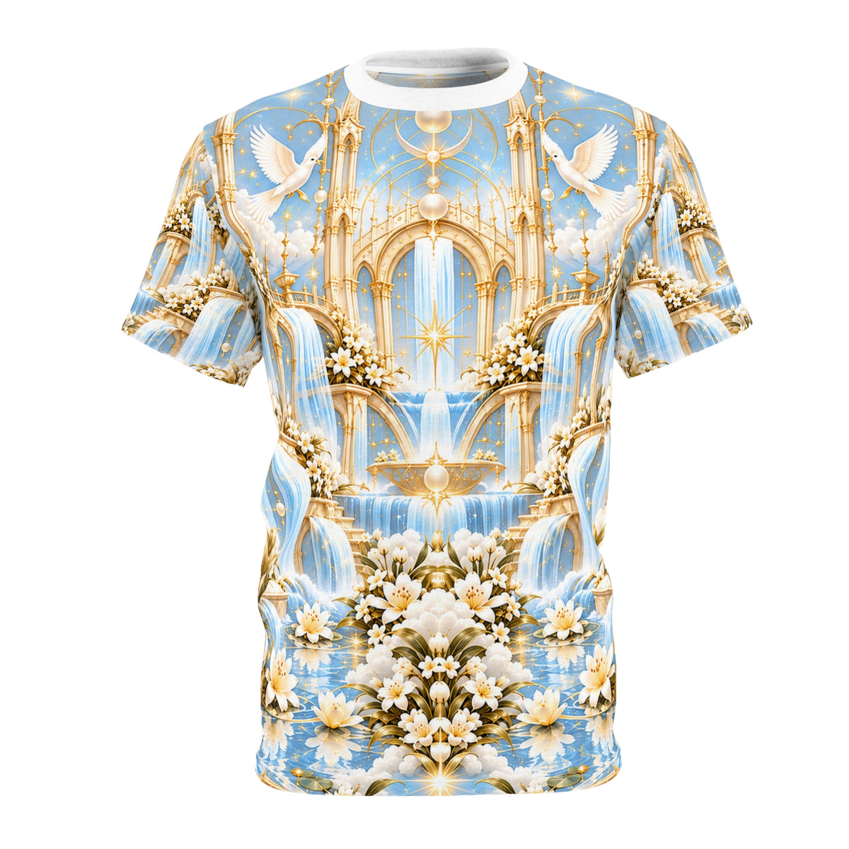 Living Waters Sanctuary Moonstone Ivory All-over-print T-Shirt