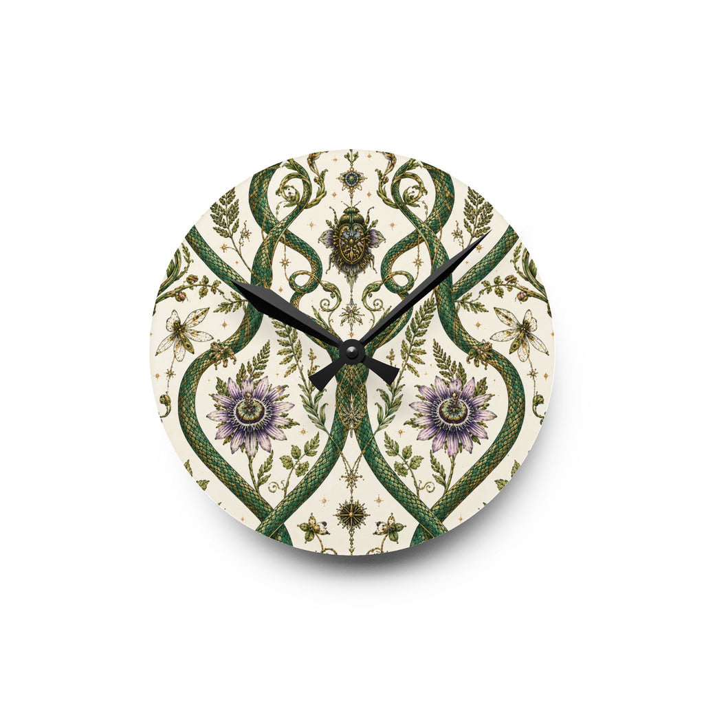 Serpent Conservatory Garden Mist Acrylic Wall Clock
