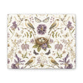Botanical Bird's Nest Moon Milk Stretched Canvas