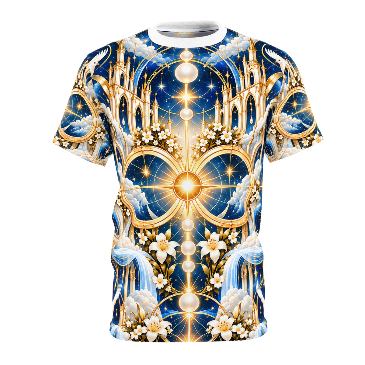 Cathedral of Light Celestial Blue All-over-print T-Shirt