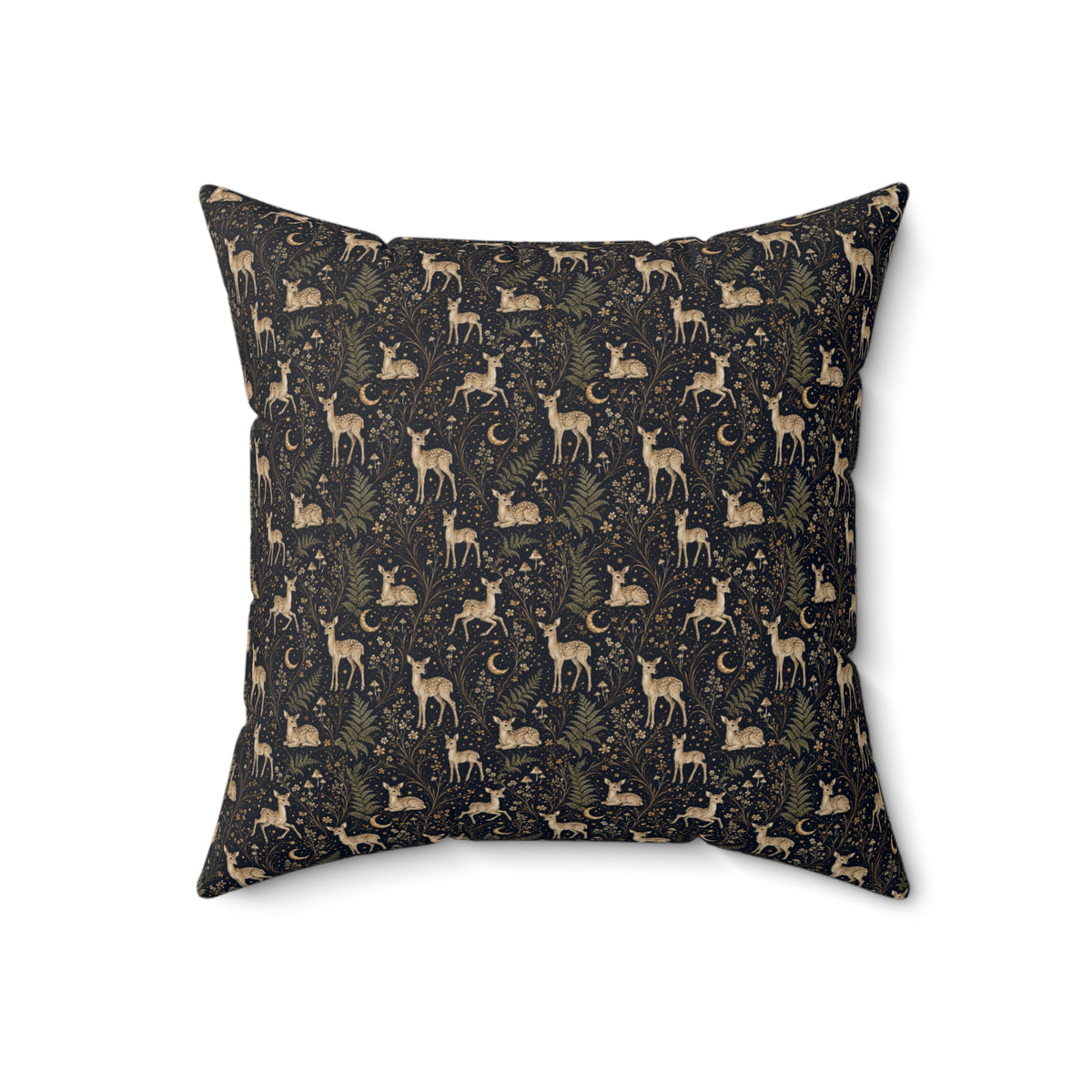 Astral Fawn Nocturne Decorative Pillow