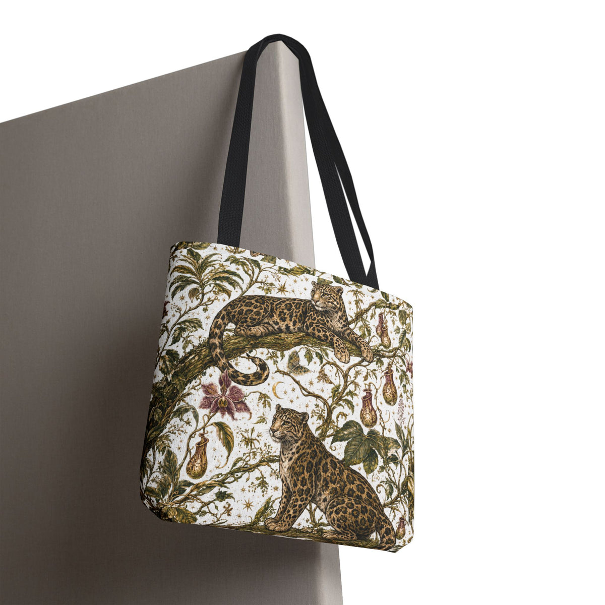 Cloud Leopard Reverie Moon Milk Tote Bag