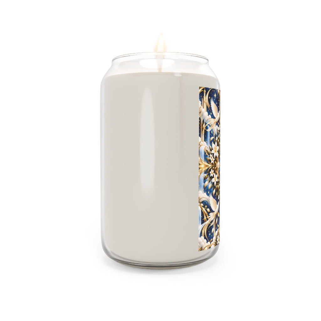 Divine Light Mandala Celestial Blue Luxe Candle