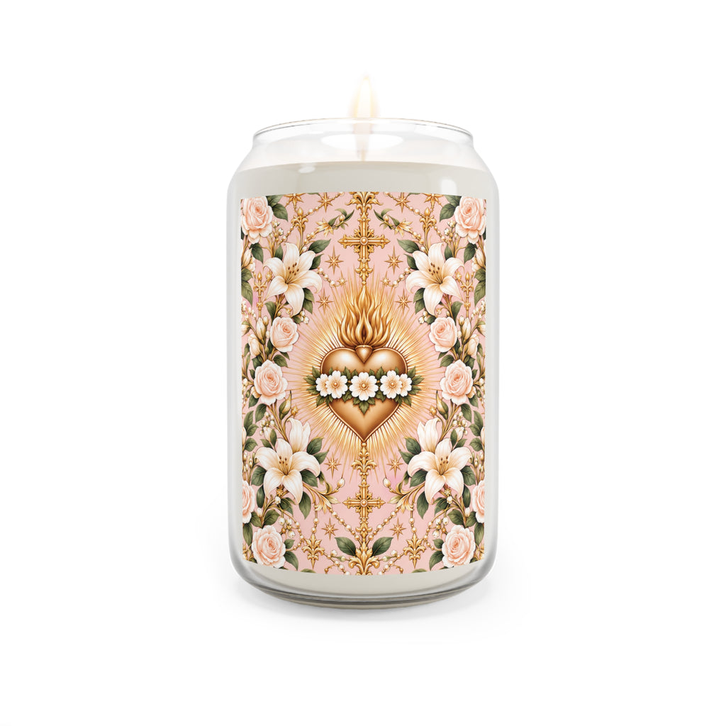 Immaculate Heart Blush Rose Luxe Candle