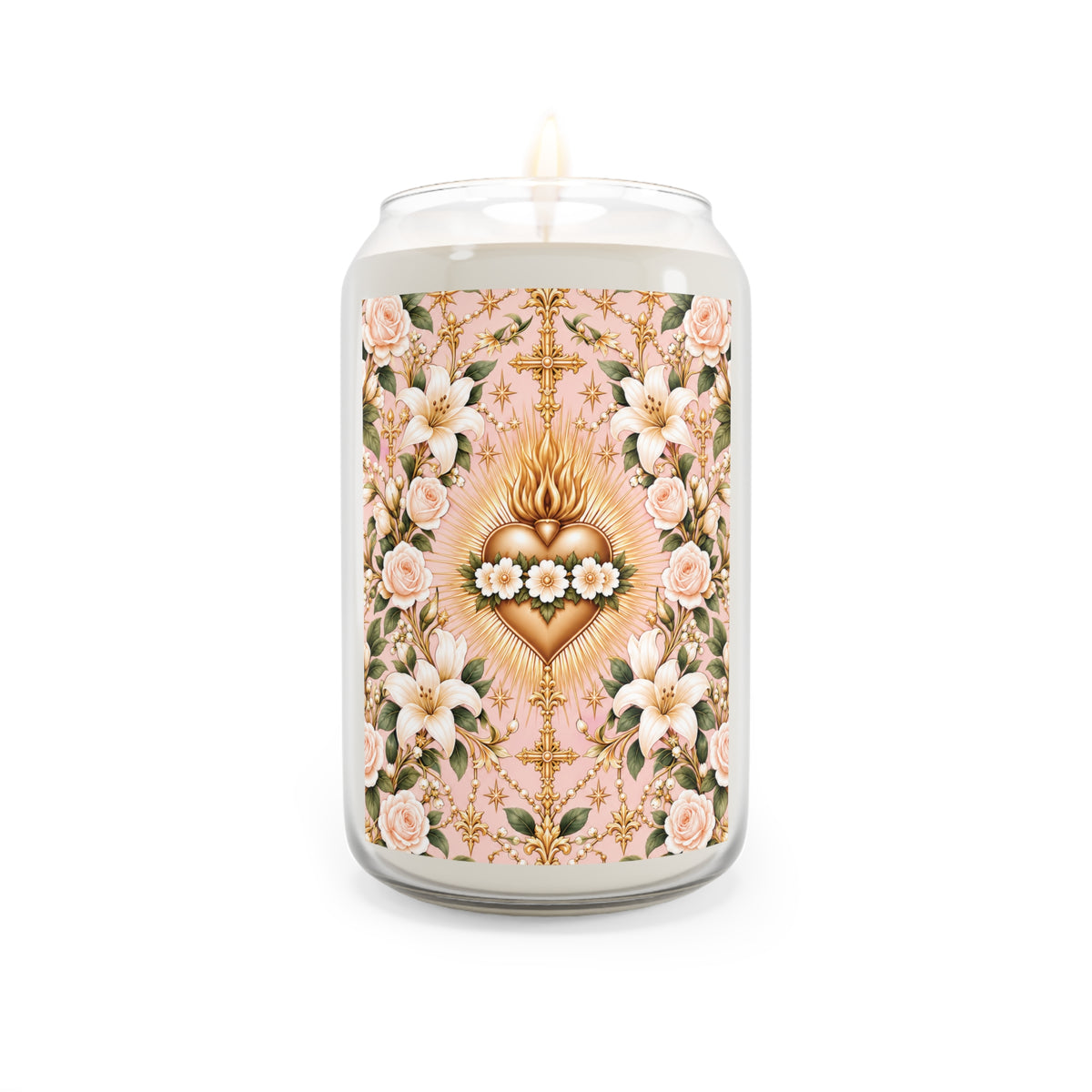 Immaculate Heart Blush Rose Luxe Candle