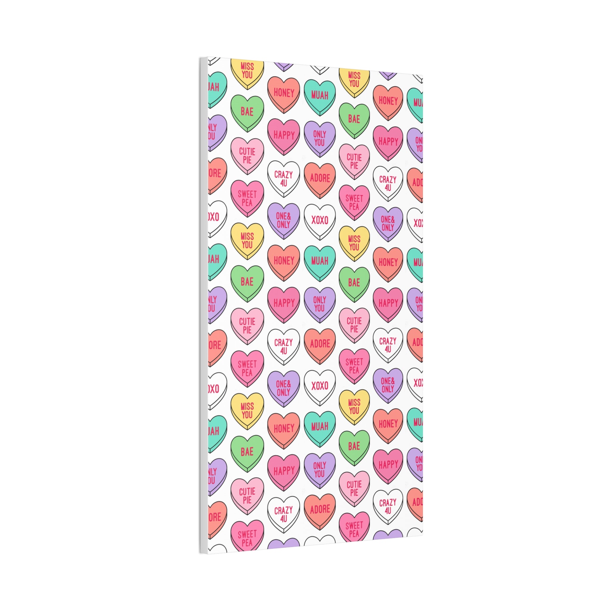 Candy Heart Stretched Canvas