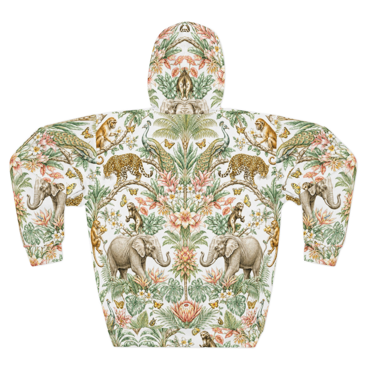 Mystic Jungle Ivory Eden Pullover Hoodie