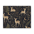 Astral Fawn Nocturne Stretched Canvas