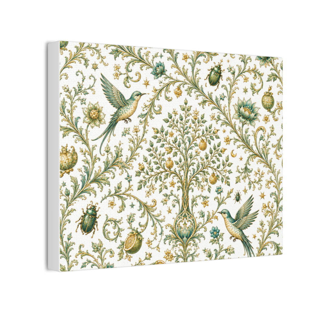 Sacred Canopy Moon Milk Stretched Canvas