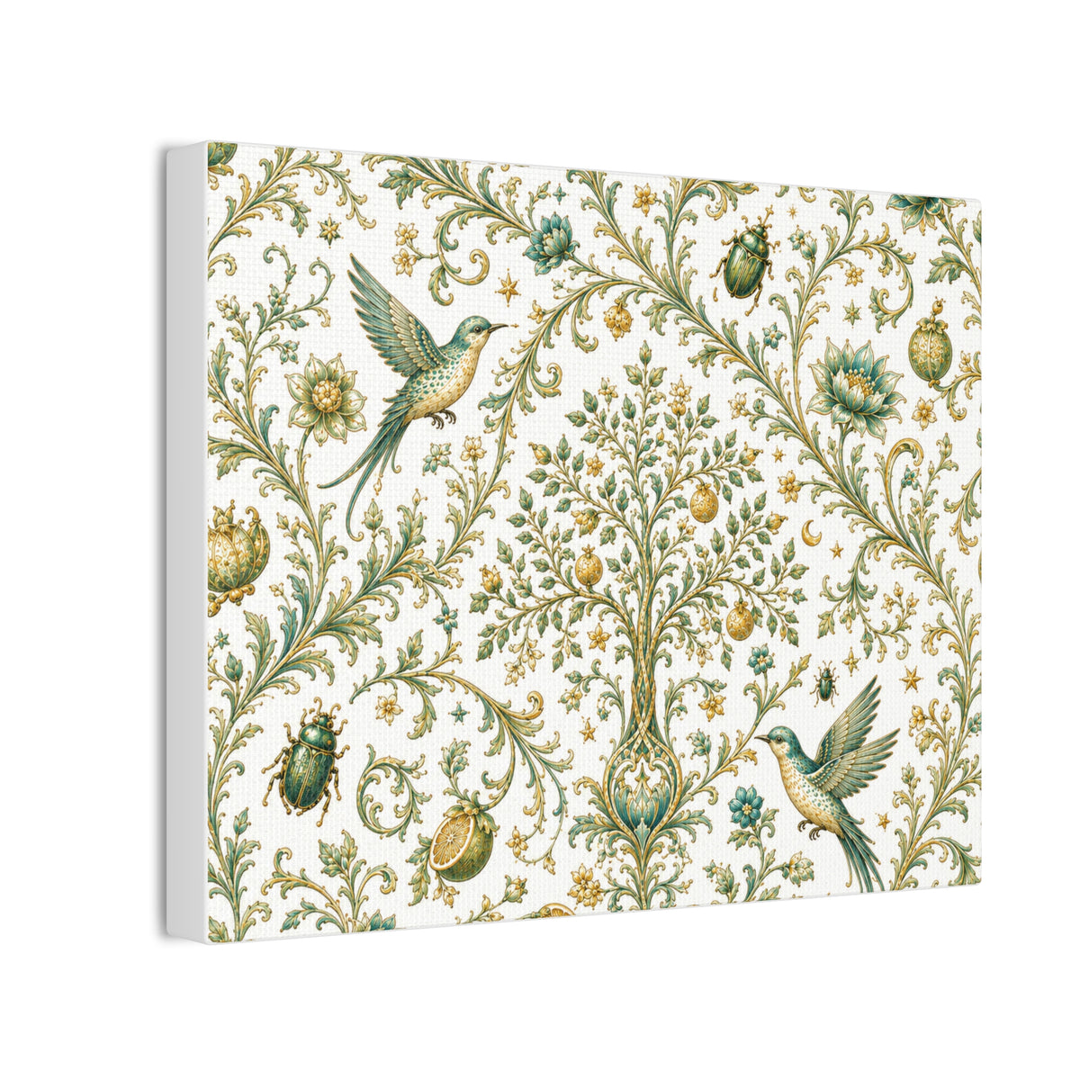 Sacred Canopy Moon Milk Stretched Canvas