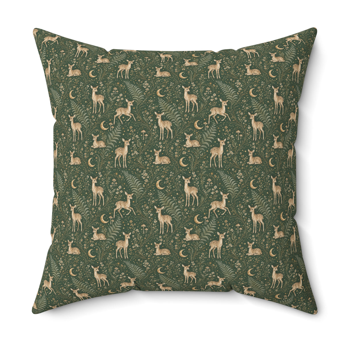 Astral Fawn Forest Decorative Pillow