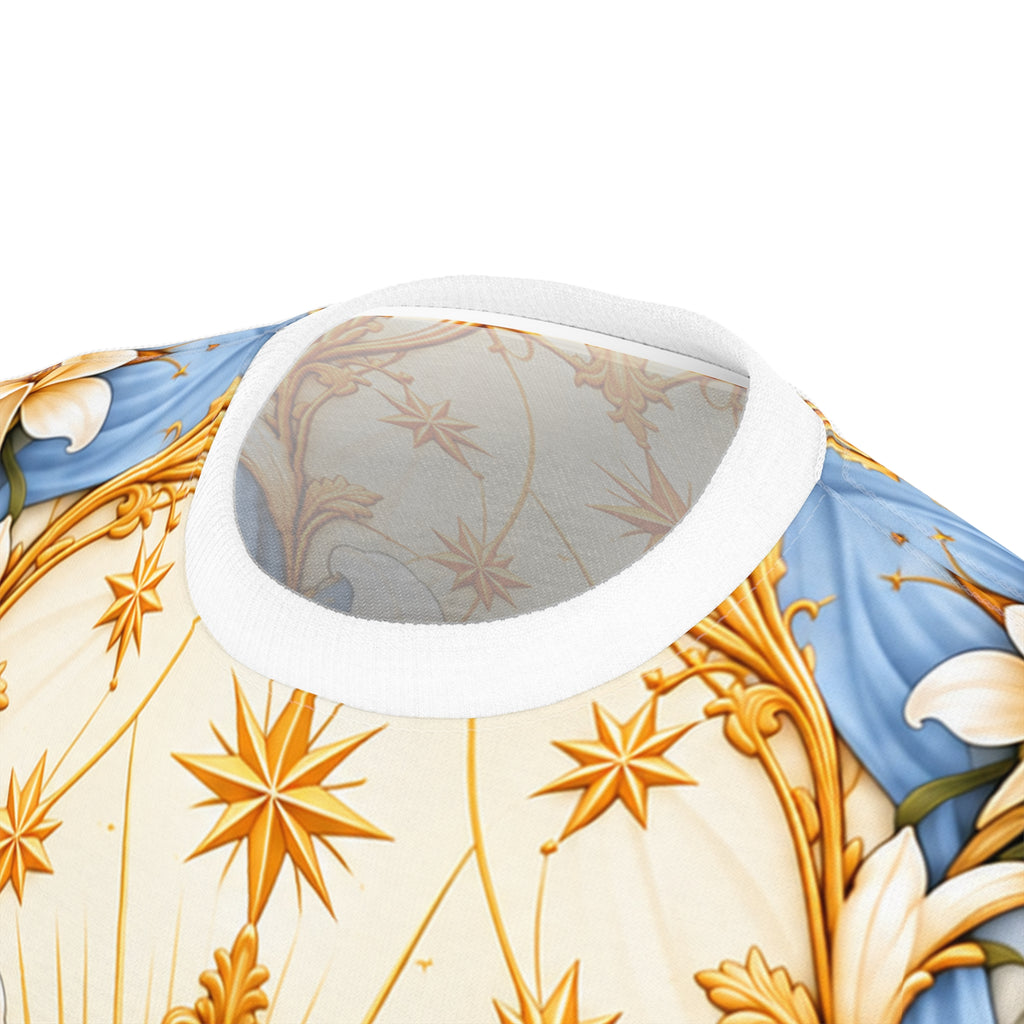 Queen of Heaven Ivory Gold All-over-print T-Shirt