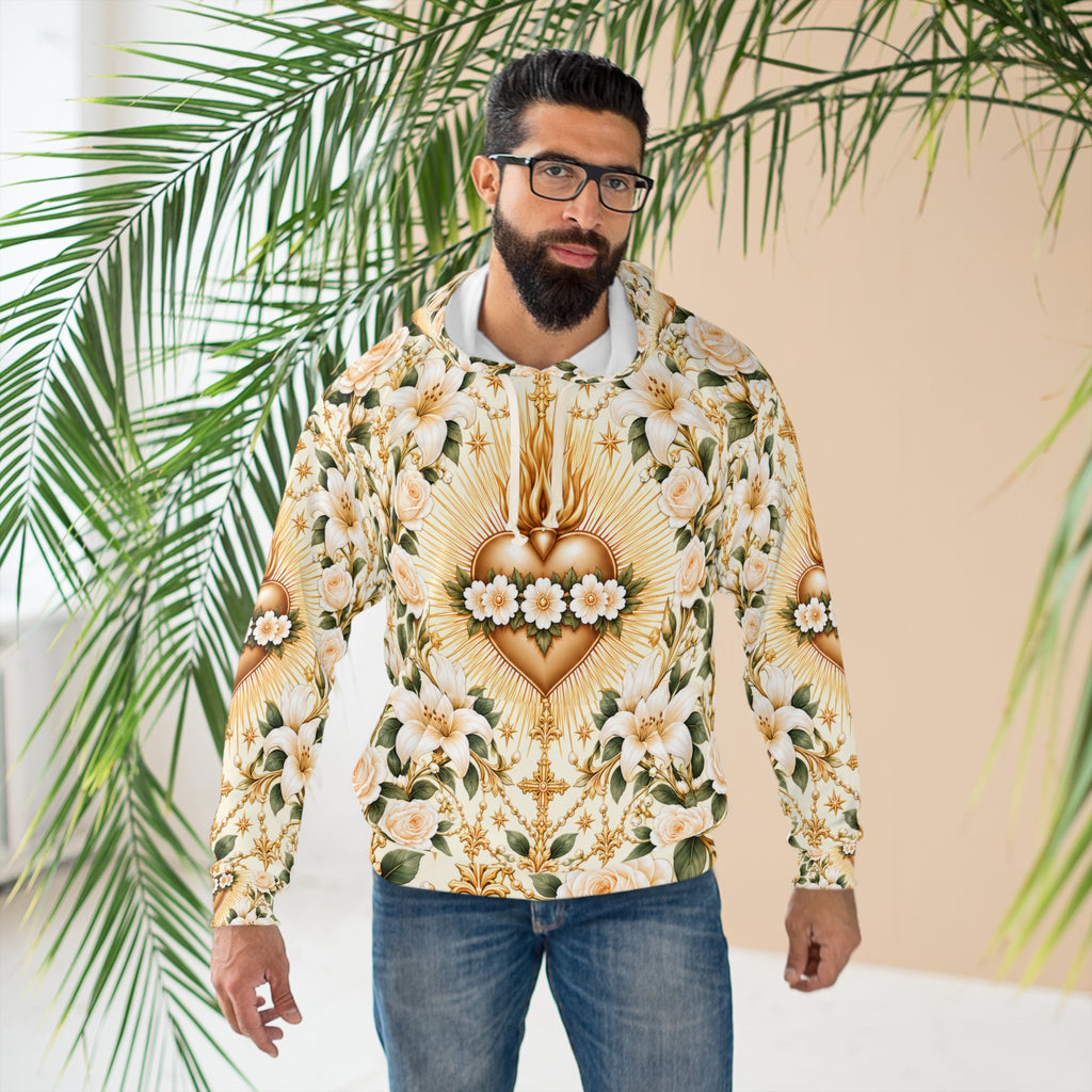 Immaculate Heart Ivory Pullover Hoodie