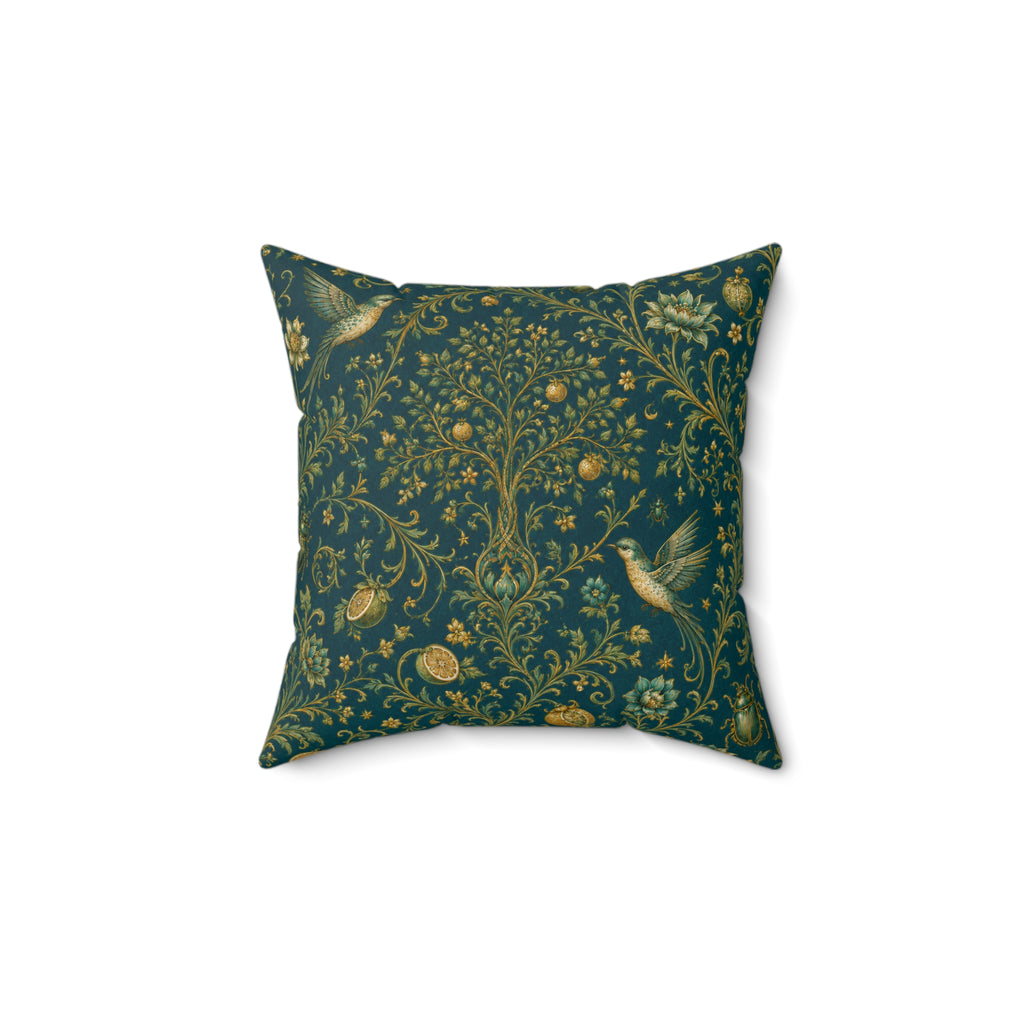 Sacred Canopy Verdigris Decorative Pillow