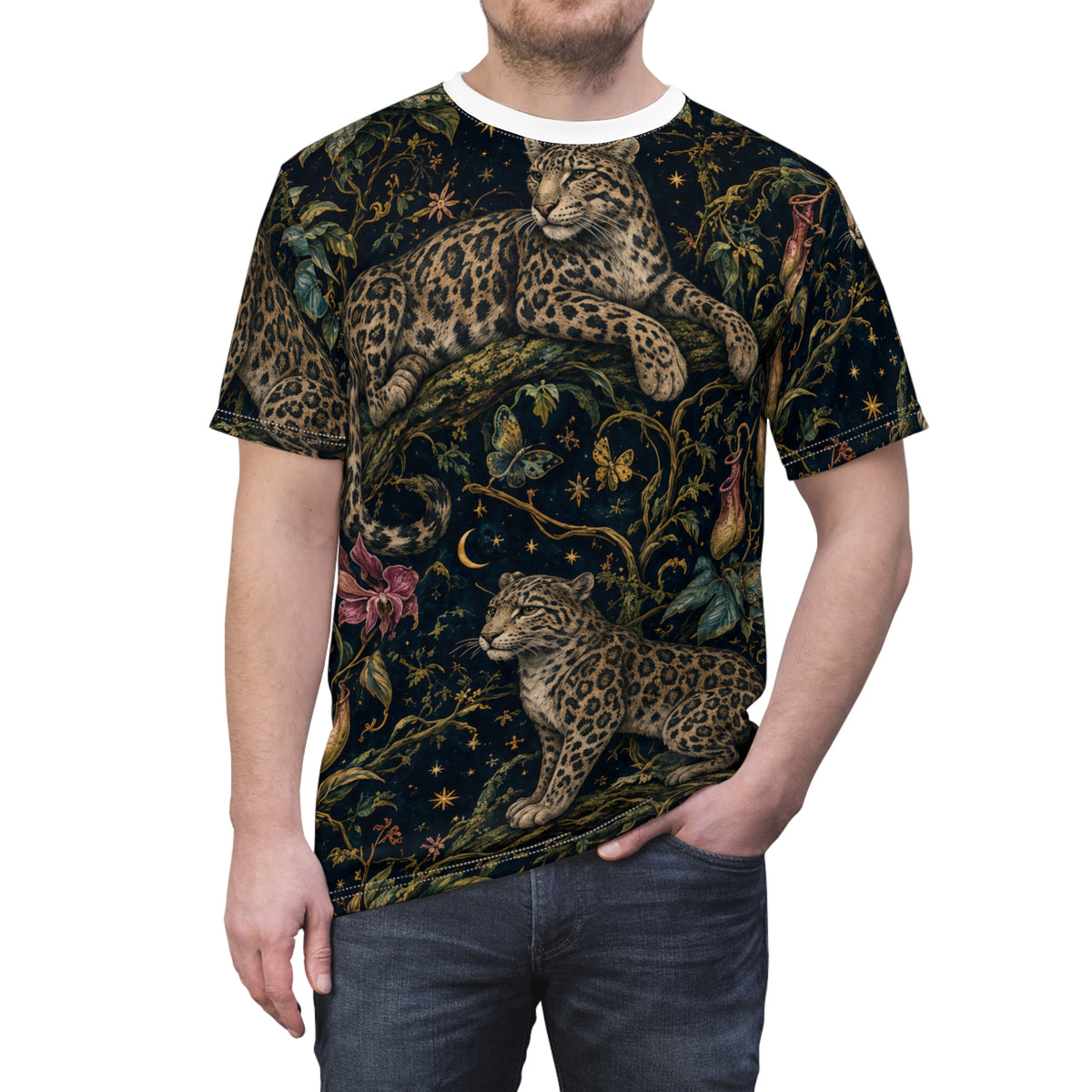 Cloud Leopard Reverie Nocturne T-Shirt