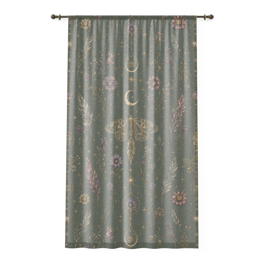 Talisman Moonlight Sage Window Curtain