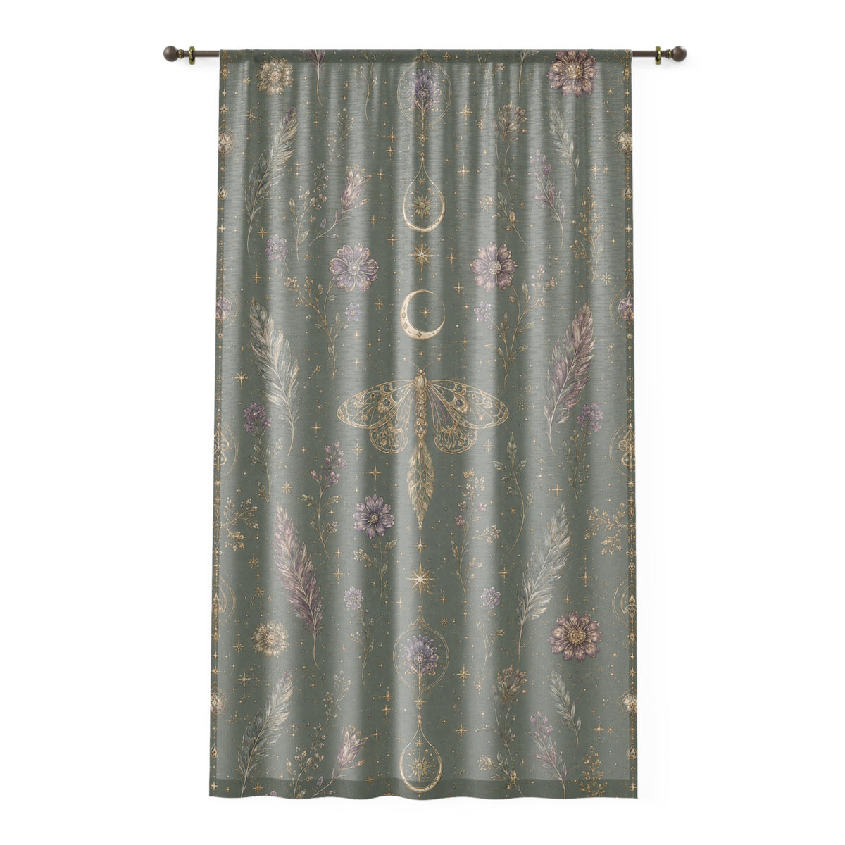 Talisman Moonlight Sage Window Curtain