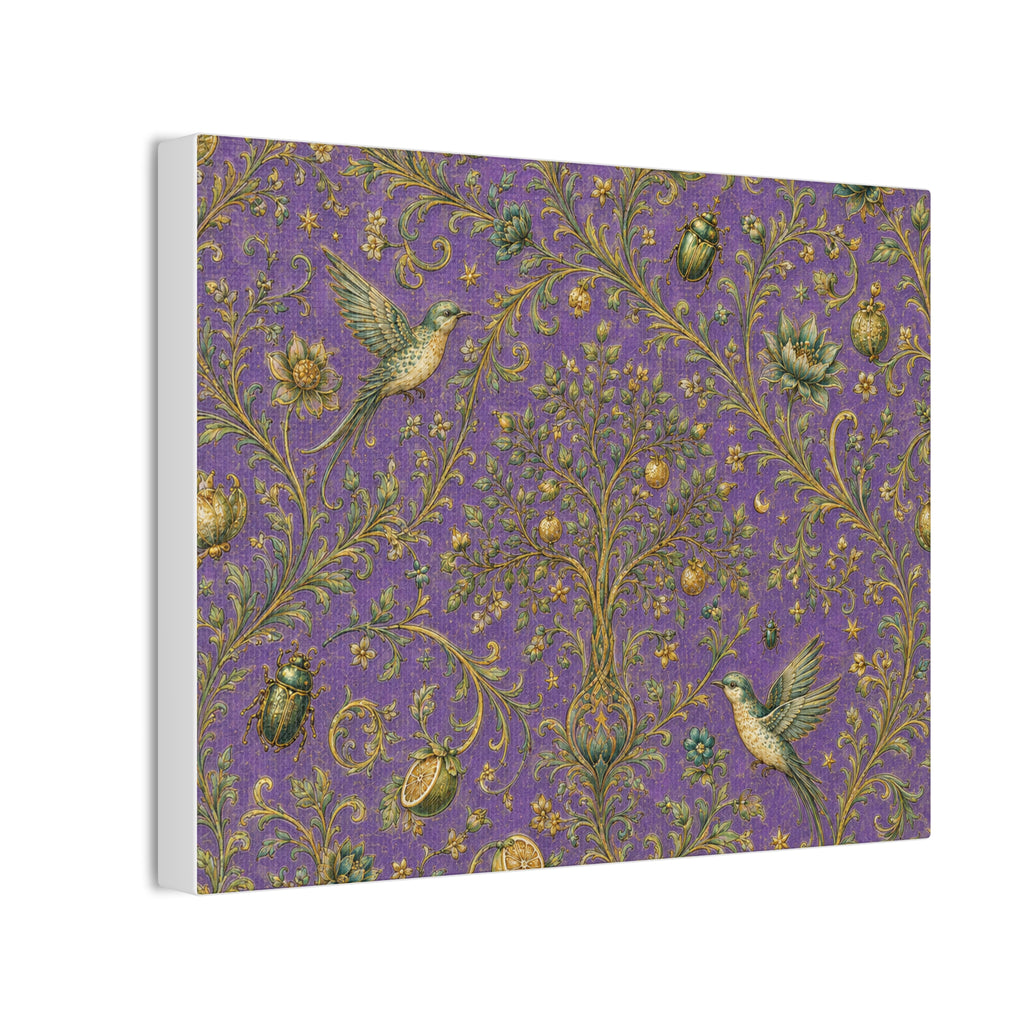 Sacred Canopy Amethyst Stretched Canvas