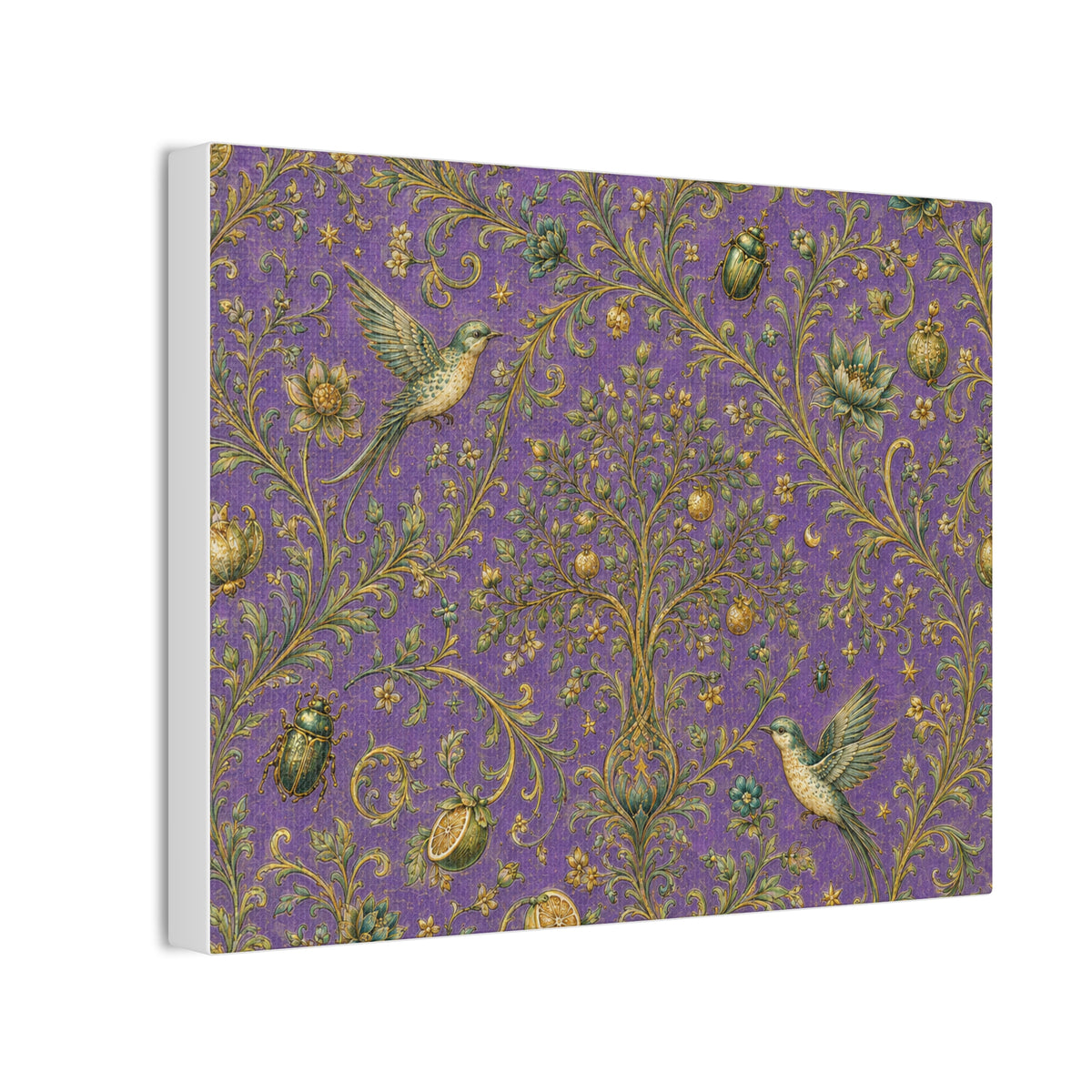 Sacred Canopy Amethyst Stretched Canvas