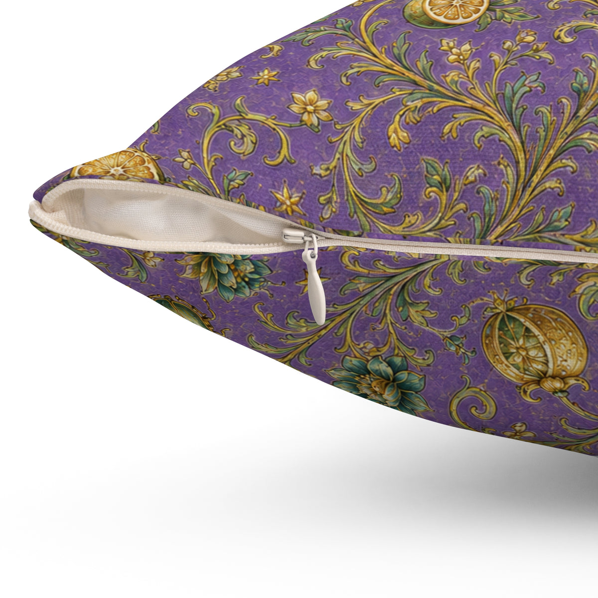 Sacred Canopy Amethyst Decorative Pillow