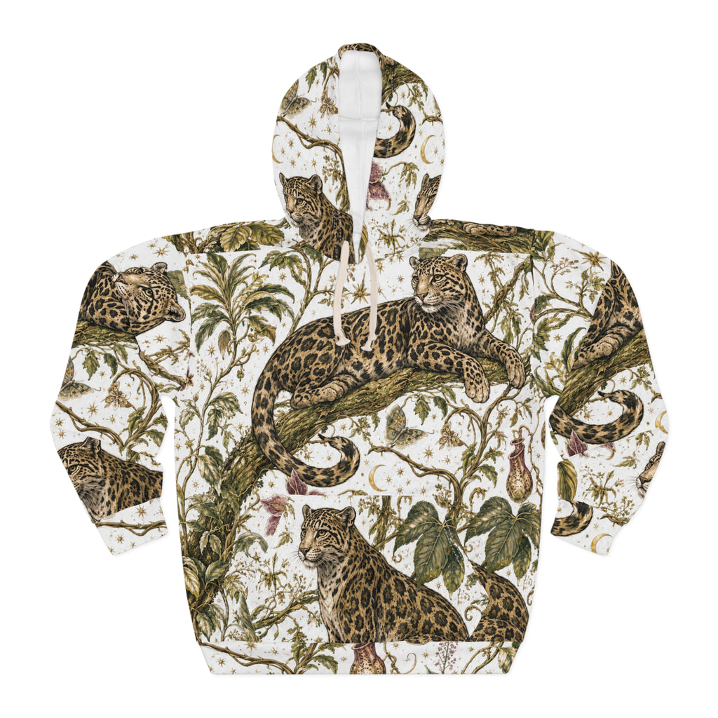 Cloud Leopard Reverie Moon Milk Pullover Hoodie