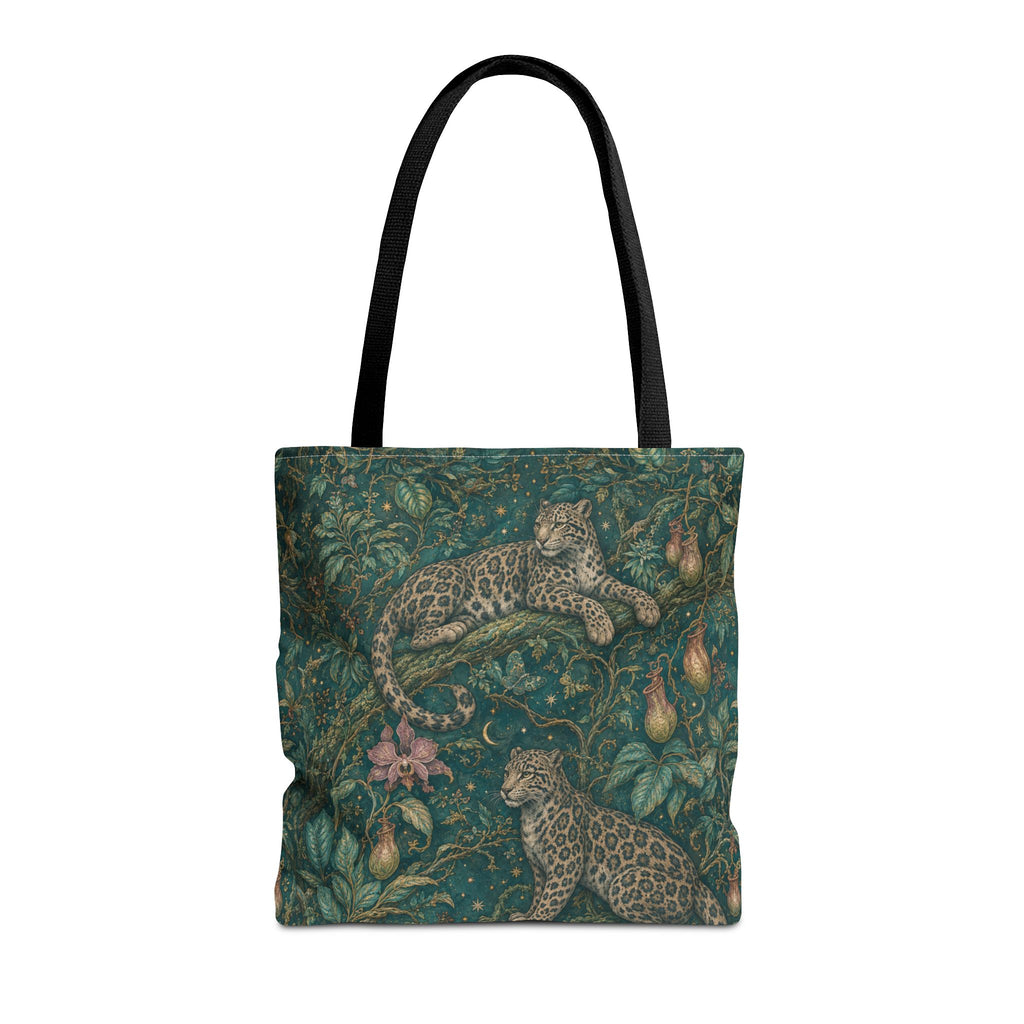 Cloud Leopard Reverie Verdigris Tote Bag