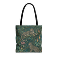 Cloud Leopard Reverie Verdigris Tote Bag