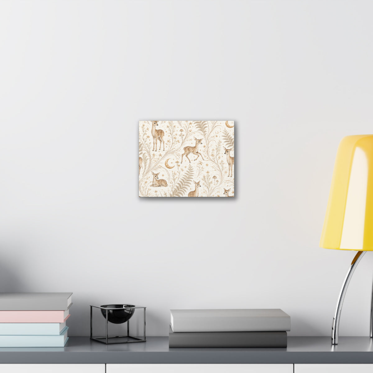 Astral Fawn Moon Milk Stretched Canvas