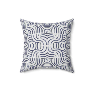 Abstract Geometric Square Pillow