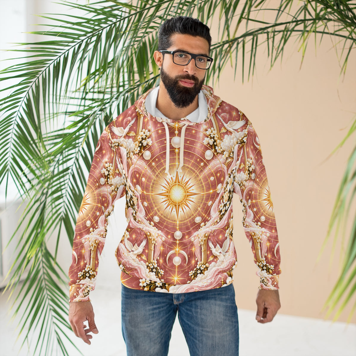 Cosmic Glory Twilight Rose Pullover Hoodie