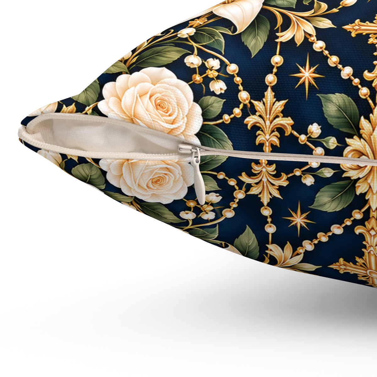 Immaculate Heart Midnight Blue Decorative Pillow