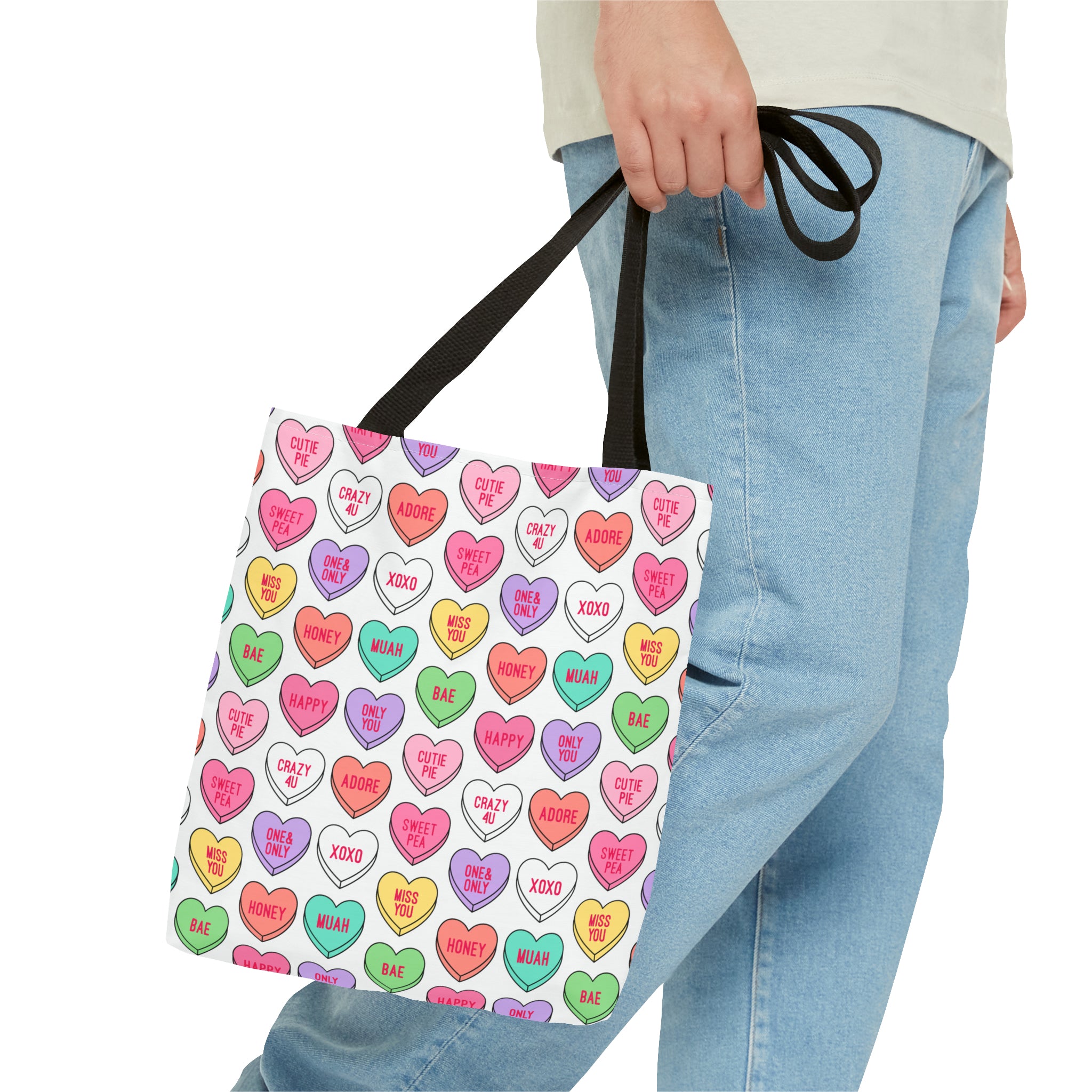 Candy Heart Tote Bag