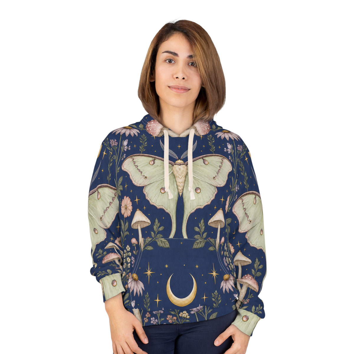 Luna Apothecary Indigo Pullover Hoodie