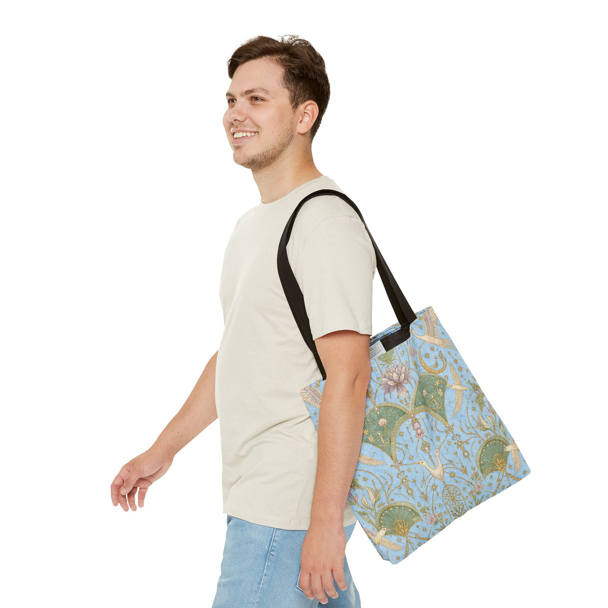 Celestial Aviary Blue Hour Tote Bag