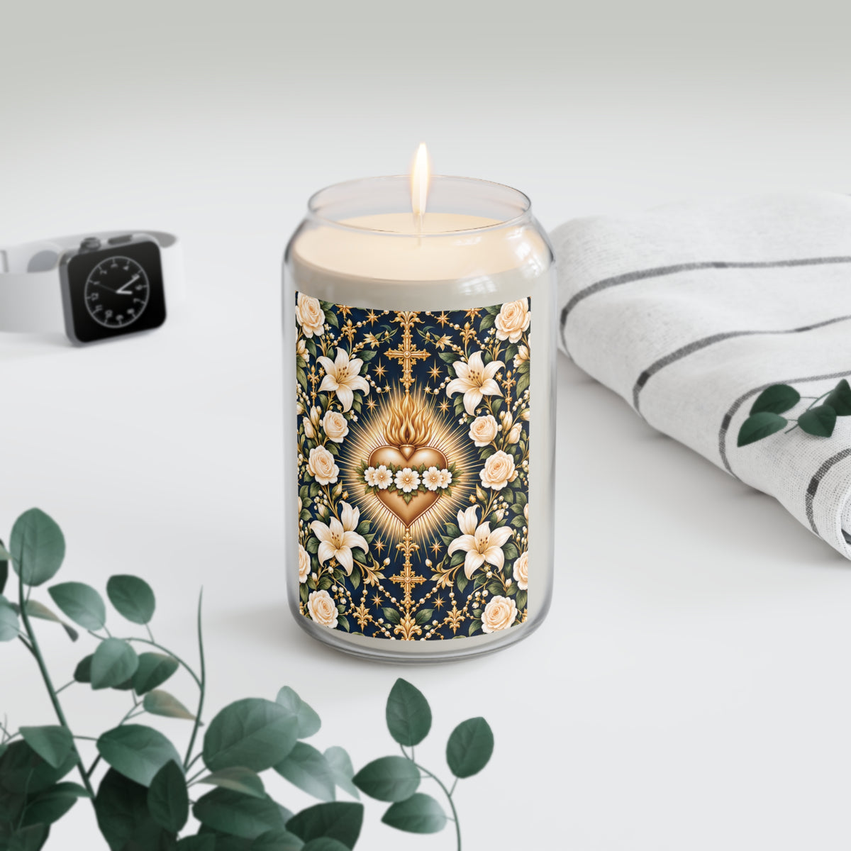 Immaculate Heart Midnight Blue Luxe Candle