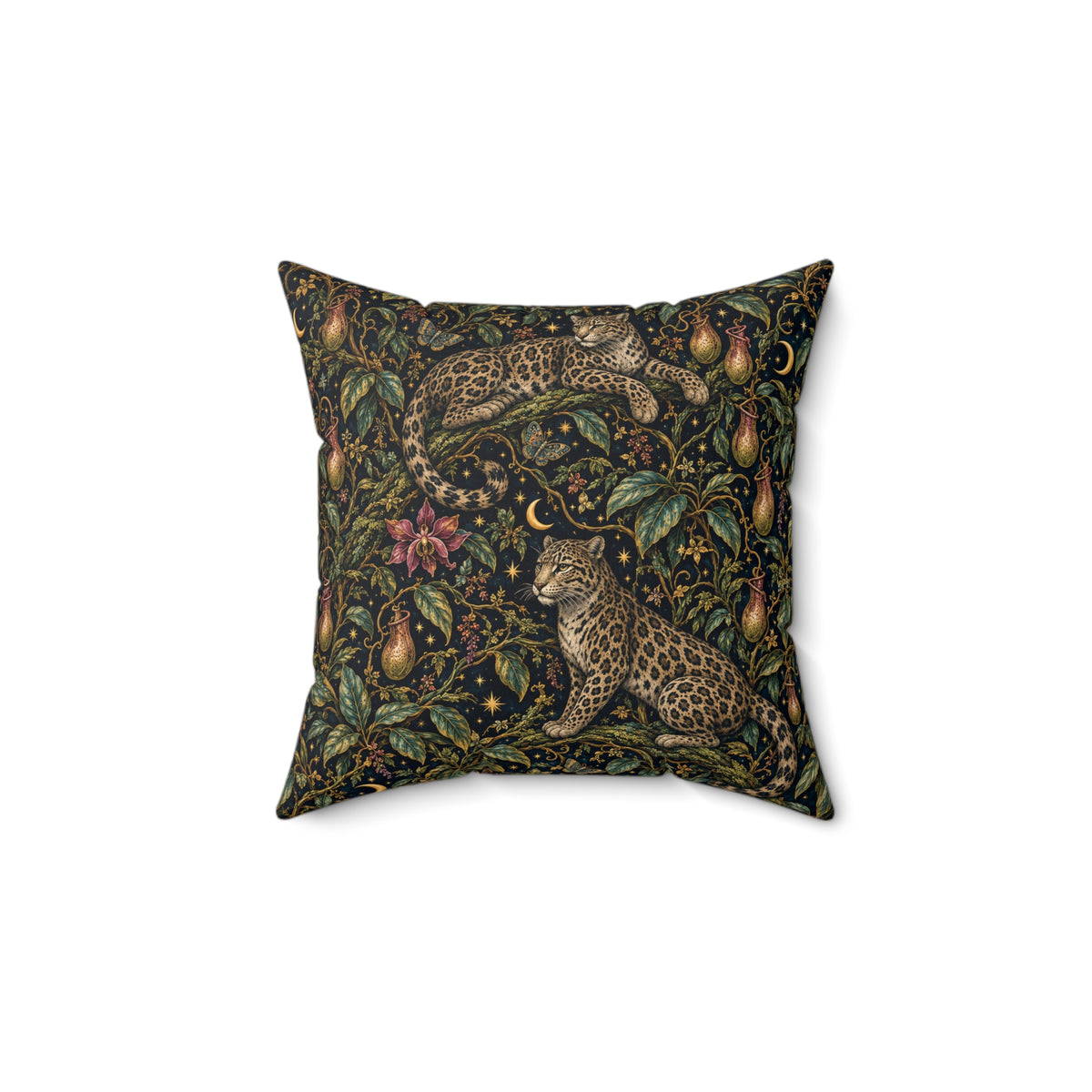 Cloud Leopard Reverie Nocturne Decorative Pillow