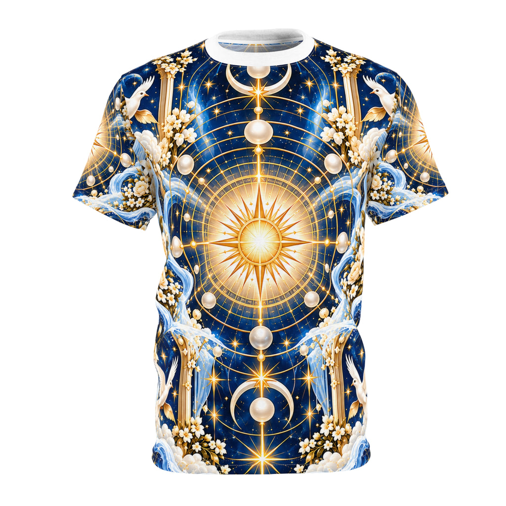 Cosmic Glory Celestial Blue All-over-print T-Shirt