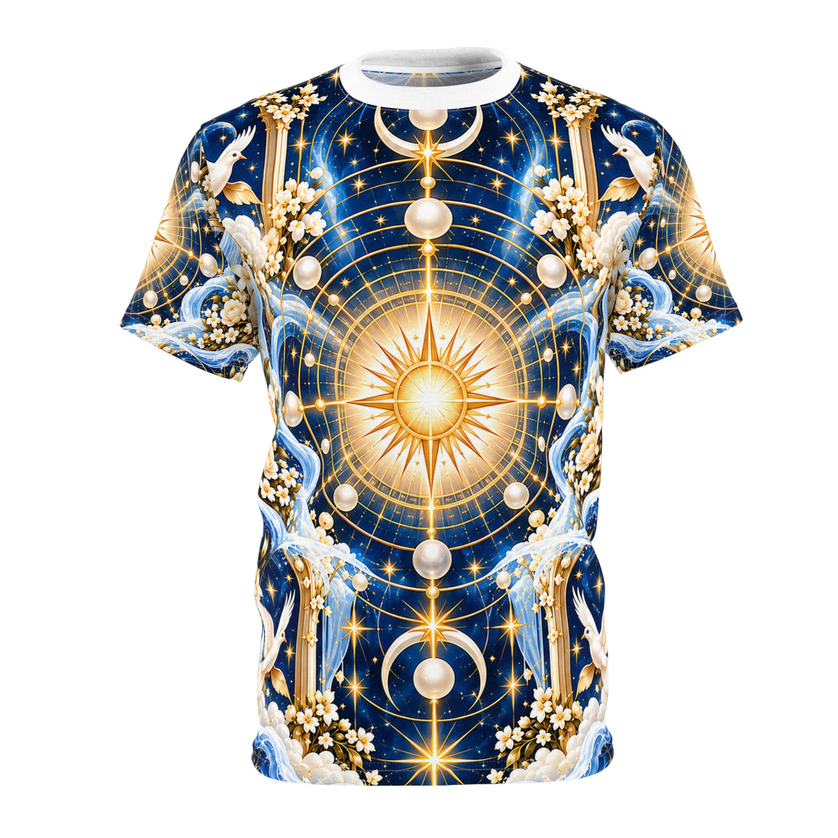 Cosmic Glory Celestial Blue All-over-print T-Shirt