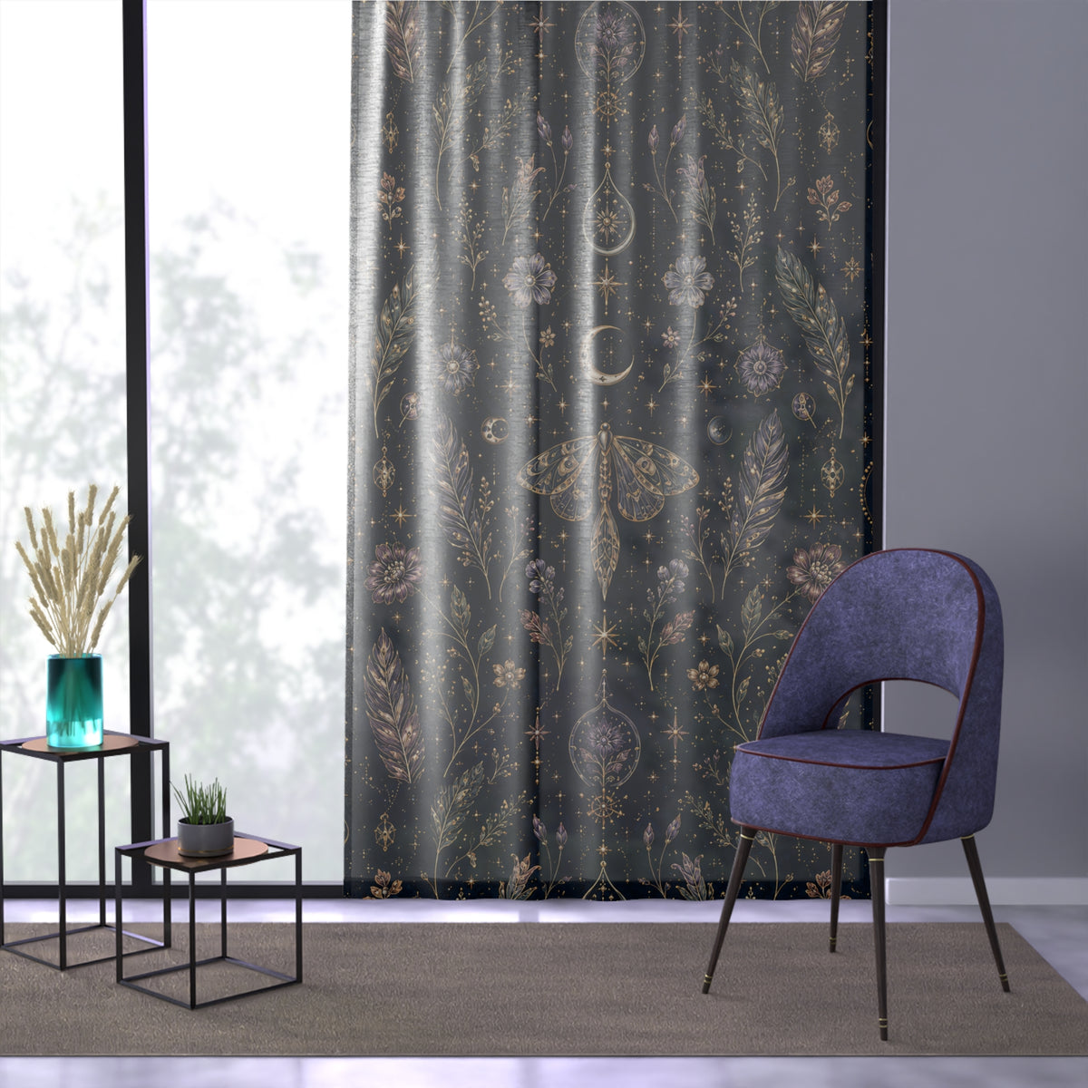 Talisman Moonlight Nocturne Window Curtain