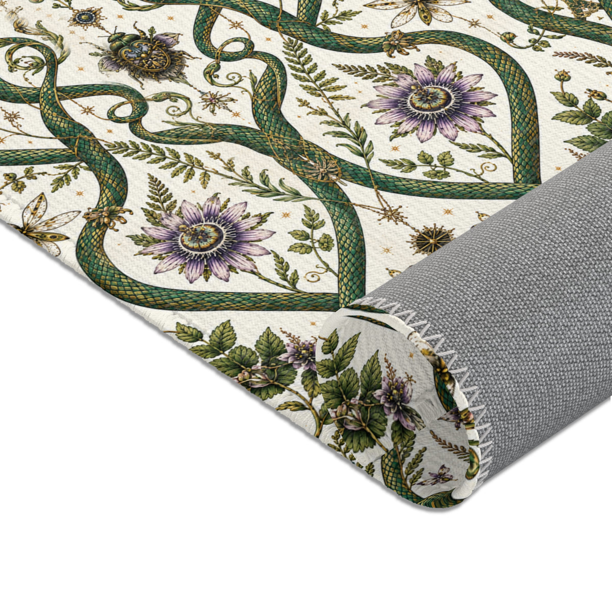Serpent Conservatory Garden Mist Area Rug