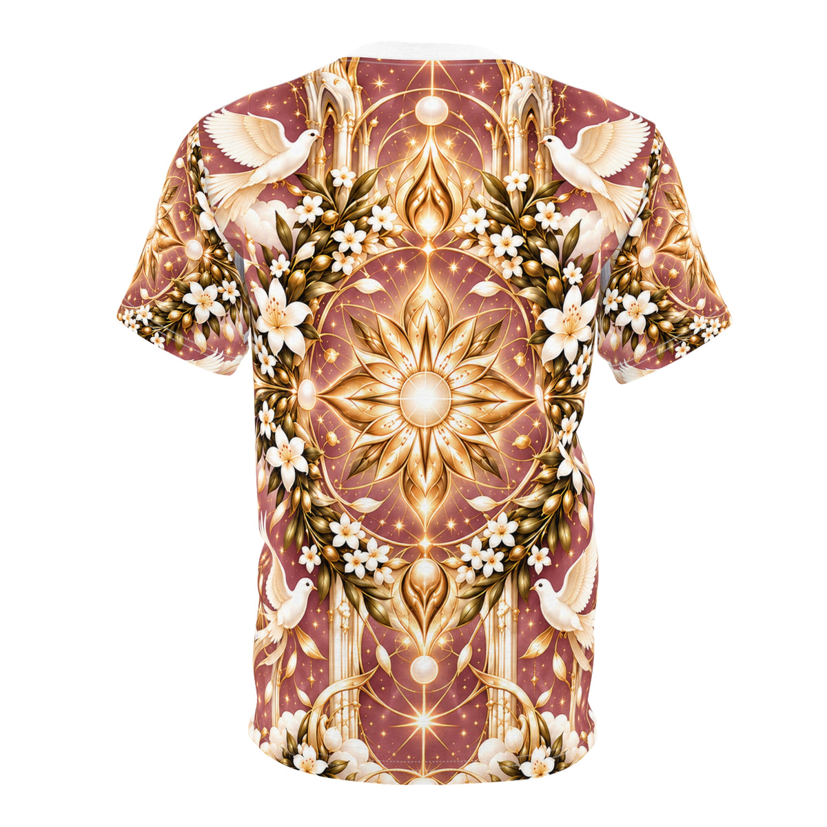 Divine Light Mandala Rose Dawn All-over-print T-Shirt