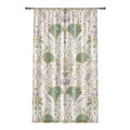 Celestial Aviary Moon Milk Window Curtain