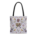 Botanical Bird's Nest Lilac Tote Bag